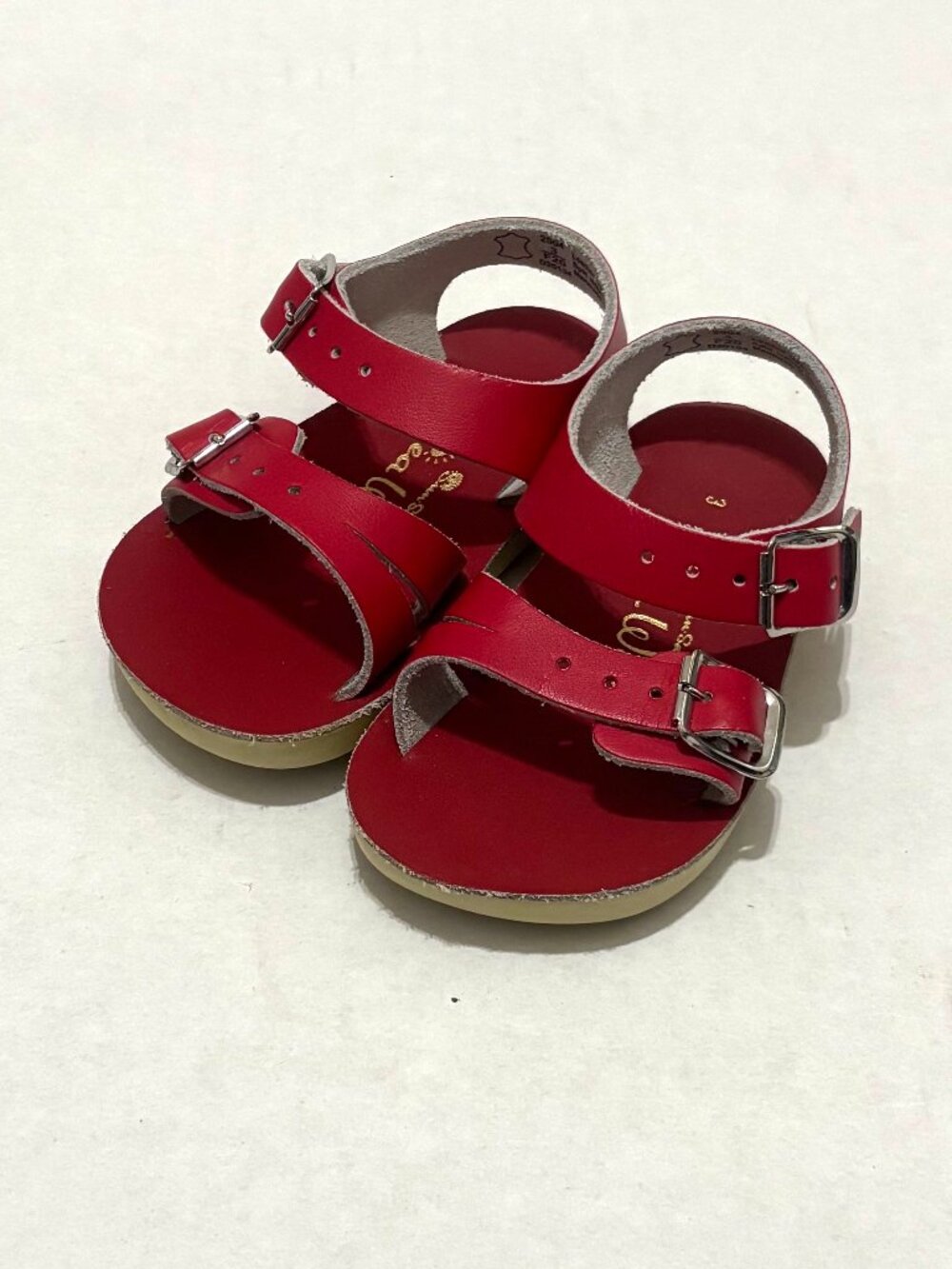 Salt Water Sun-San Sea-Wee Infant Leather Sandals